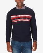 Nautica Men's Fair Isle Crew-neck Sweater