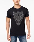 Sean John Men's Alpha Tiger Rhinestone T-shirt