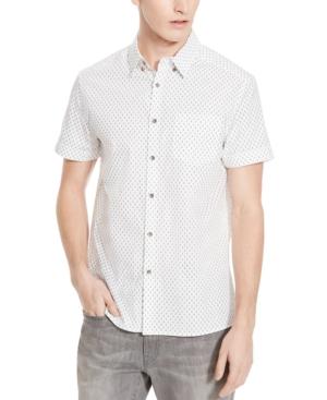 Kenneth Cole Reaction Men's Anchor Print Short-sleeve Shirt