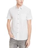 Kenneth Cole Reaction Men's Anchor Print Short-sleeve Shirt