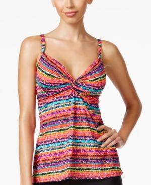 Miraclesuit Night Lights Underwire Tankini Top Women's Swimsuit