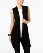 Inc International Concepts Ribbed Open-front Vest, Created For Macy's