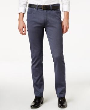 Vince Camuto Men's Indigo Cavalry Twill Stretch Pants