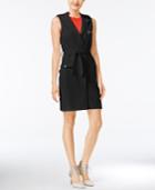 Bar Iii Belted Utility Dress, Only At Macy's