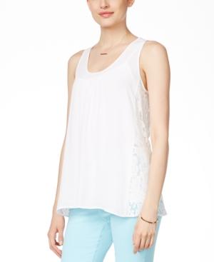 Karen Kane Lace-back Tank Top