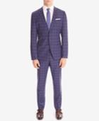 Boss Men's Slim-fit Plaid Suit