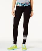 Material Girl Active Juniors' Graphic Yoga Leggings, Only At Macy's
