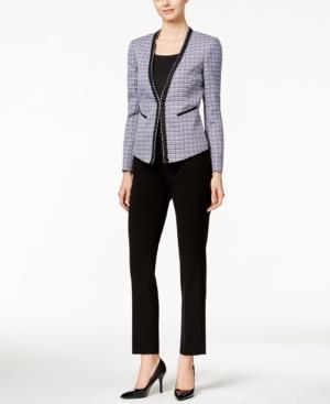 Tahari Asl Tweed Pant Suit