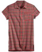 Jaywalker Men's Long Length Short-sleeve Plaid Shirt, Only At Macy's