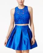 Teeze Me Juniors' Arcadia 2-pc. Lace A-line Dress