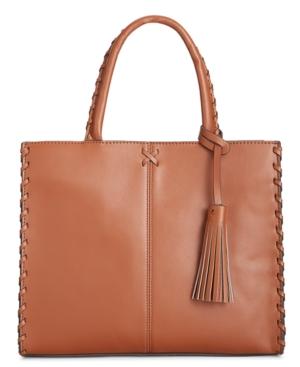 Giani Bernini Whipstitch-trim Satchel, Only At Macy's