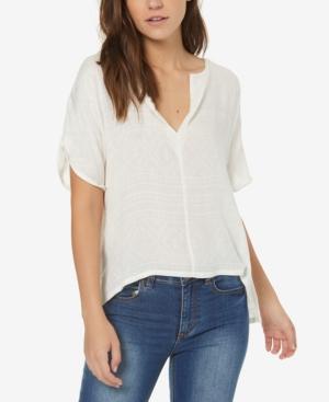 O'neill Juniors' Textured V-neck Top