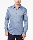 Tasso Elba Men's Diamond Tile Supima Cotton Shirt, Created For Macy's