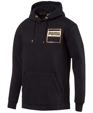Puma Men's Rebel Metallic-logo Hoodie