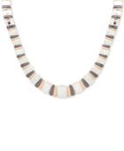 Nine West Tri-tone Pave Collar Necklace