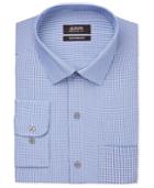 Alfani Men's Performance Two Blue Check Dress Shirt, Only At Macy's