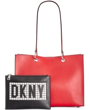 Dkny Mott Tile Medium Tote, Created For Macy's