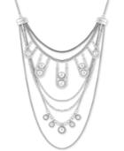 Lucky Brand Silver-tone Chain & Bead Statement Necklace, 19 + 2 Extender