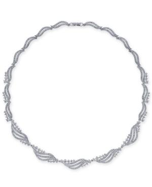 Danori Crystal And Pave 16-1/2 Collar Necklace, Created For Macy's