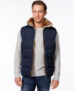 Andrew Marc Esher Quilted Fur-lined Vest