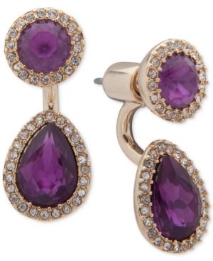Ivanka Trump Pave & Stone Jacket Earrings