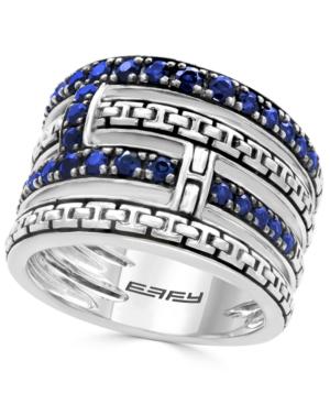 Effy Balissima Sapphire Multi-layer Statement Ring (9/10 Ct. T.w.) In Sterling Silver
