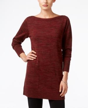 Jeanne Pierre Marled Tunic Sweater