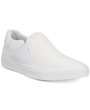 Armani Exchange Men's Perforated Slip-on Sneakers Men's Shoes