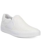 Armani Exchange Men's Perforated Slip-on Sneakers Men's Shoes