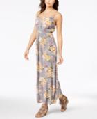 American Rag Juniors' Printed Blouson Maxi Dress, Created For Macy's