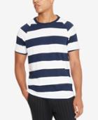 Kenneth Cole New York Men's Raglan Stripe T-shirt