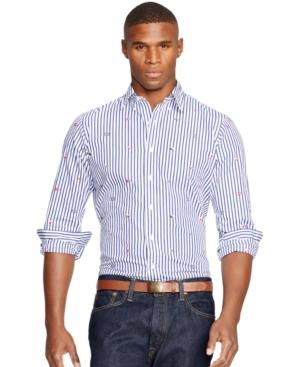 Polo Ralph Lauren Embroidered Striped Shirt