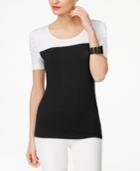 Inc International Concepts Colorblocked Top, Only At Macy's