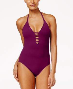 La Blanca Strappy Plunge One-piece Tummy Control Swimsuit Women's Swimsuit
