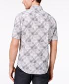 Alfani Men's Zig-zag Check-print Shirt, Created For Macy's