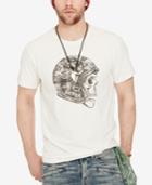 Denim & Supply Ralph Lauren Men's Biker Skull Logo T-shirt
