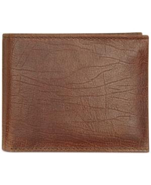 Tasso Elba Buff Tan Double Bifold Wallet