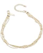 Inc International Concepts Gold-tone Ball Chain Choker Necklace, Only At Macy's