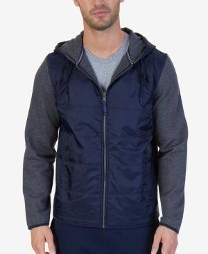 Nautica Men's Mixed-media Full-zip Hoodie