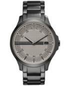 Armani Exchange Men's Gunmetal-tone Stainless Steel Bracelet Watch 46mm Ax2194