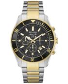 Bulova Men's Chronograph Marine Star Two-tone Stainless Steel Bracelet Watch 43mm 98b249