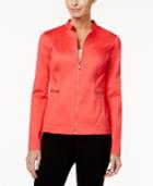 Charter Club Zip-front Jacket, Created For Macy's