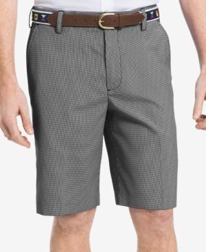 Izod Men's Flat-front Plaid Shorts