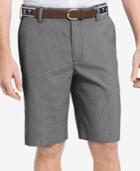 Izod Men's Flat-front Plaid Shorts