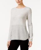 Inc International Concepts Colorblocked Tunic Sweater, Only At Macy's