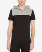 Kenneth Cole Reaction Men's Colorblocked Henley Hoodie