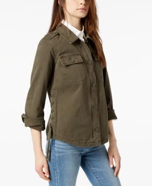 Levi's Cotton Lace-up Shirt Jacket