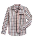 Sean John Men's Dobby Check Shirt, Only At Macy's