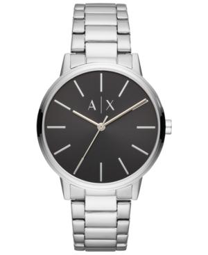 Ax Armani Exchange Men's Cayde Stainless Steel Bracelet Watch 42mm