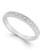 Diamond Ring, Sterling Silver Diamond Band (1/10 Ct. T.w.)